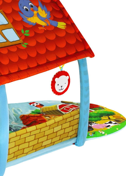 Lionelo Agnes Plus 2 az 1-ben fejlesztő játszószőnyeg – Village