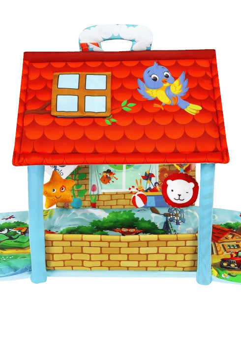 Lionelo Agnes Plus 2 az 1-ben fejlesztő játszószőnyeg – Village