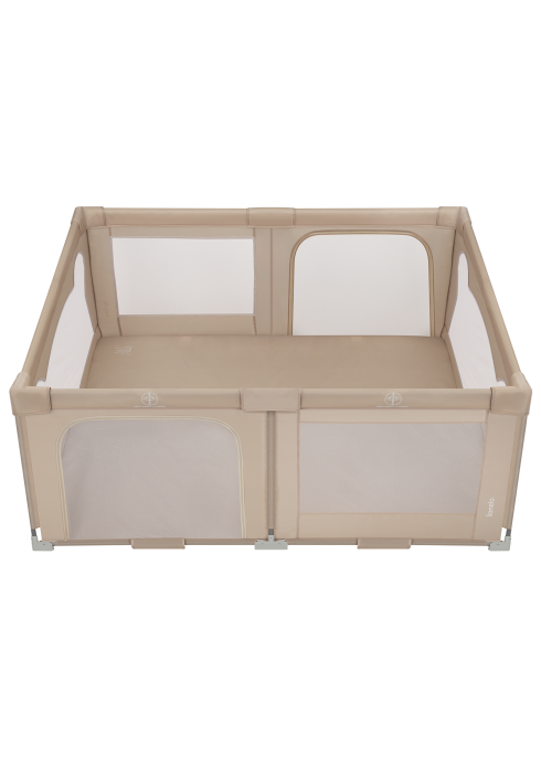 Lionelo Florence Easy Fold összecsukható járóka – Beige Sand3