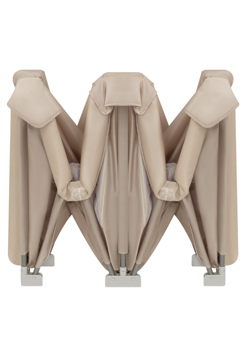 Lionelo Florence Easy Fold összecsukható járóka – Beige Sand3