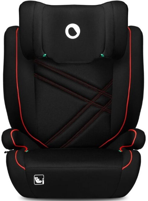 Lionelo Hugo i-Size autósülés 100–150 cm – Sporty Black Red
