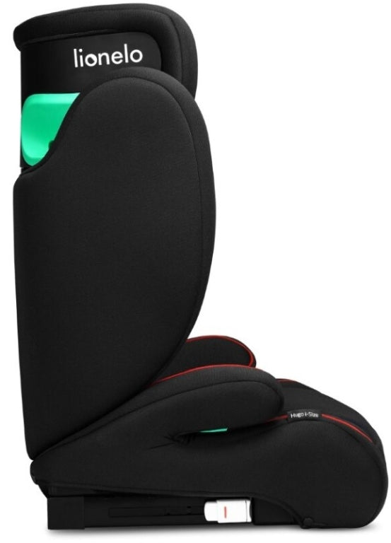 Lionelo Hugo i-Size autósülés 100–150 cm – Sporty Black Red