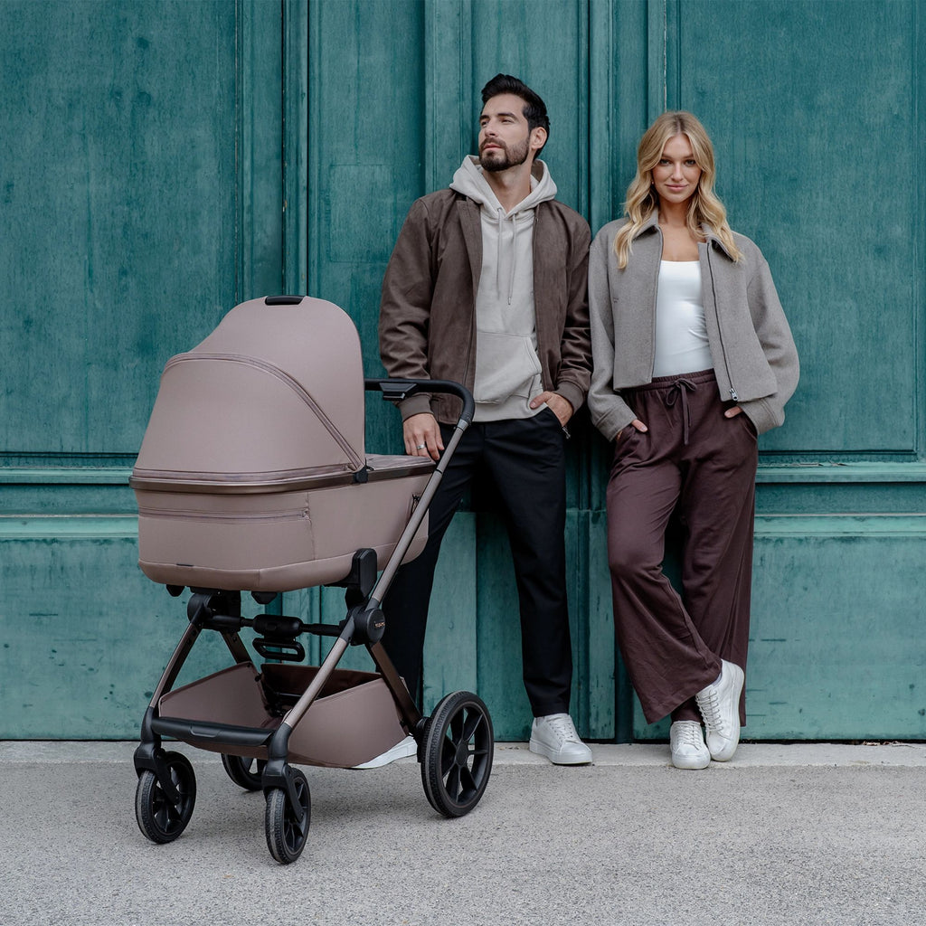 Espiro Clodi 2 az 1-ben babakocsi – Fashionable Brown 08