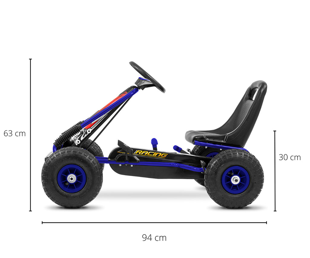 MILLY MALLY Thor pedálos gokart – Kék