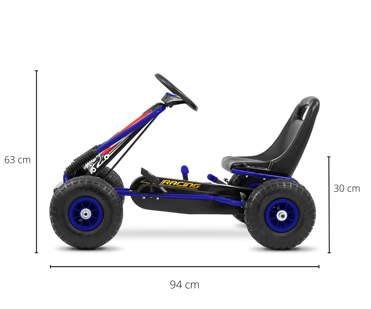 MILLY MALLY Thor pedálos gokart – Kék