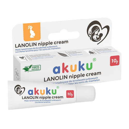 AKUKU 100% tiszta lanolinos mellbimbóápoló krém – 10 g