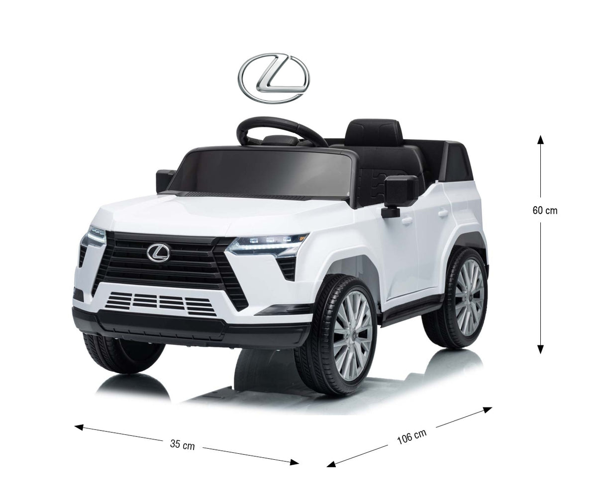 Milly Mally Lexus GX550 akkumulátoros gyerekautó távirányítóval – Fehér