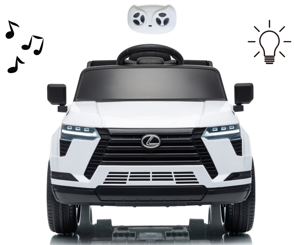 Milly Mally Lexus GX550 akkumulátoros gyerekautó távirányítóval – Fehér