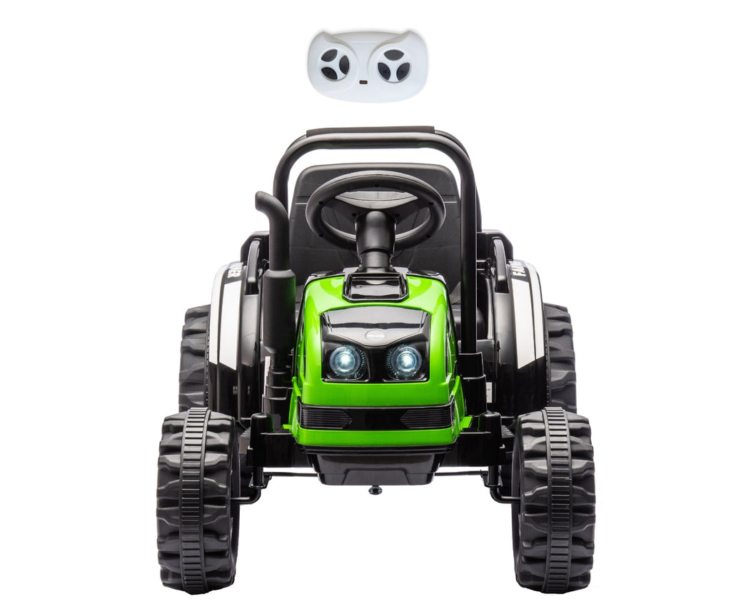 MILLY MALLY Farmer akkumulátoros traktor utánfutóval – Zöld