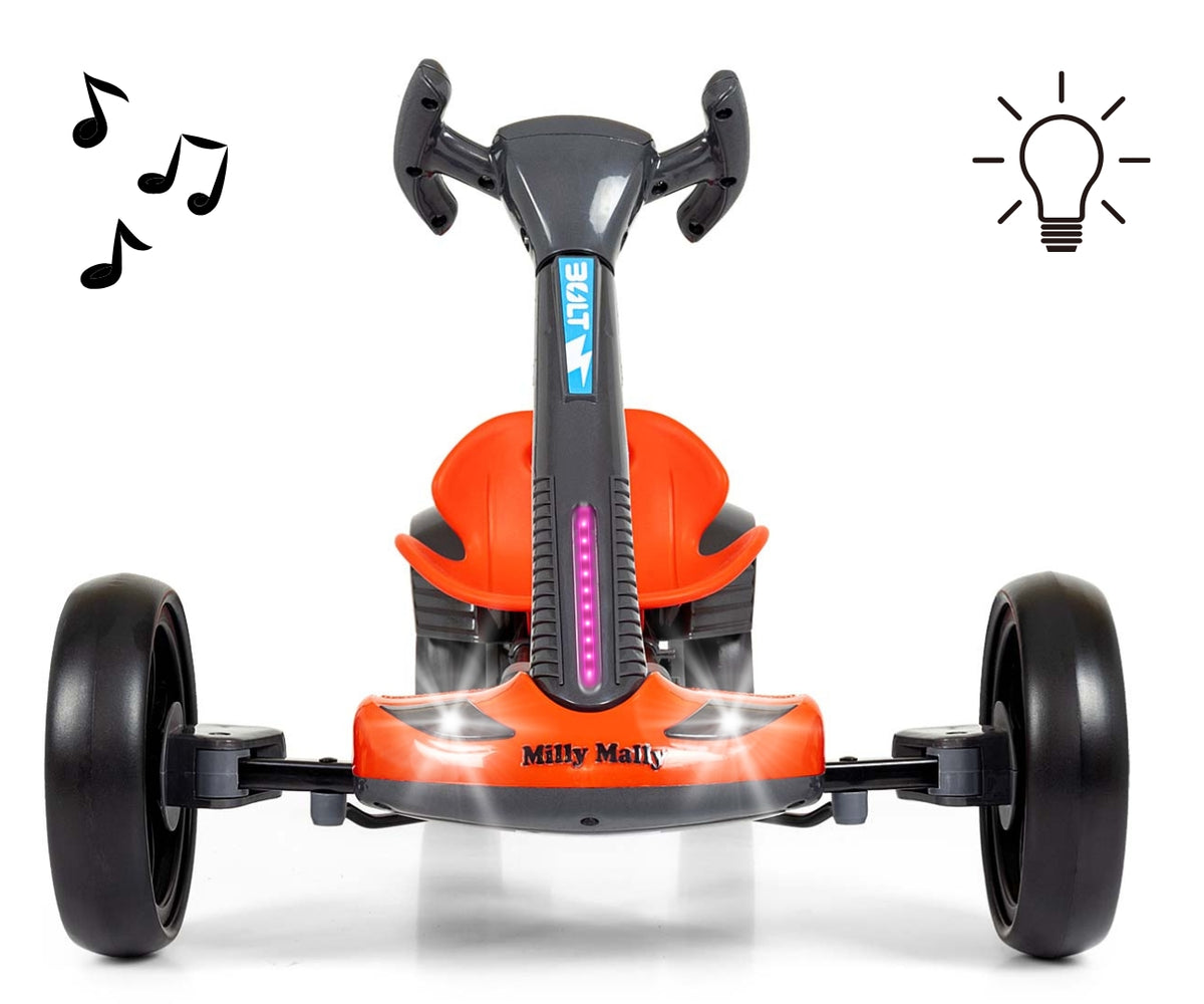 Milly Mally BOLT akkumulátoros gokart távirányítóval – Piros