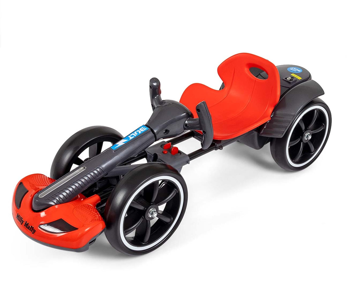 Milly Mally BOLT akkumulátoros gokart távirányítóval – Piros