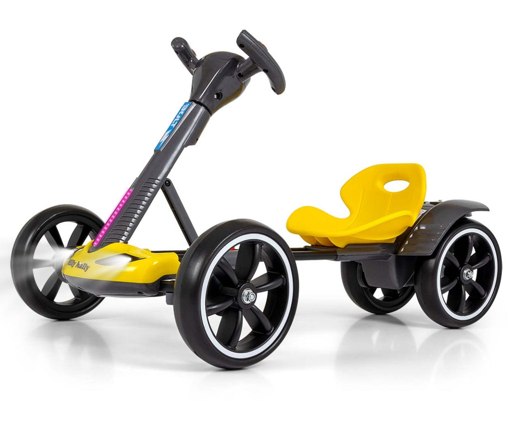 Milly Mally BOLT akkumulátoros gokart távirányítóval – Sárga