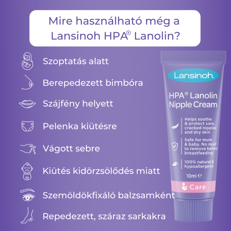 Lansinoh bimbóvédő krém HPA Lanolin 40 ml