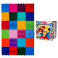 Szenzoros szőnyeg 24 elemből álló Puzzle Mix