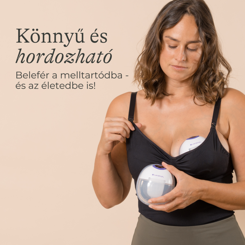 Lansinoh hordható mellszívó 4 fázisú - dupla