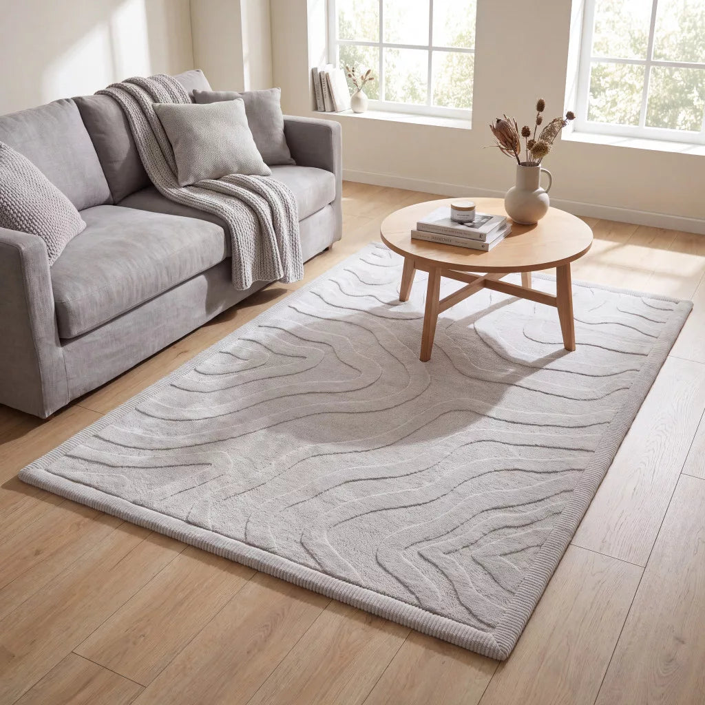 Hakuna matte memóriahabos puha gyerekszőnyeg 150x200 cm - Ground Flow Szürke