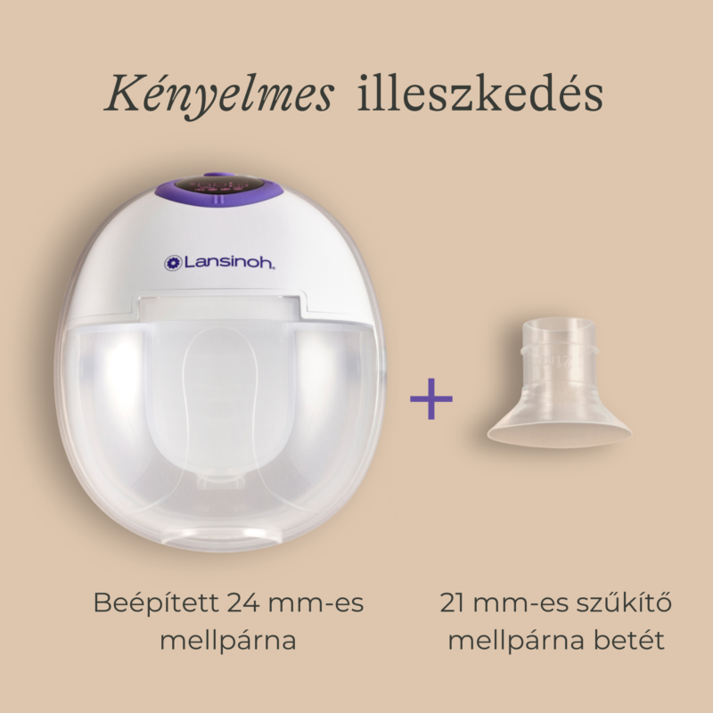 Lansinoh hordható mellszívó 4 fázisú - dupla