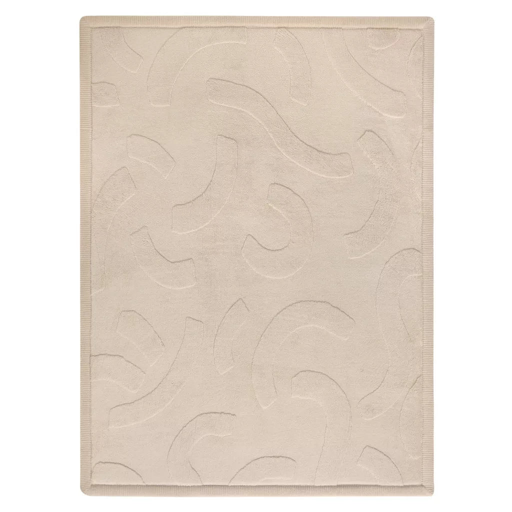 Hakuna matte memóriahabos puha gyerekszőnyeg 150x200 cm - Gentle Arcs Bézs