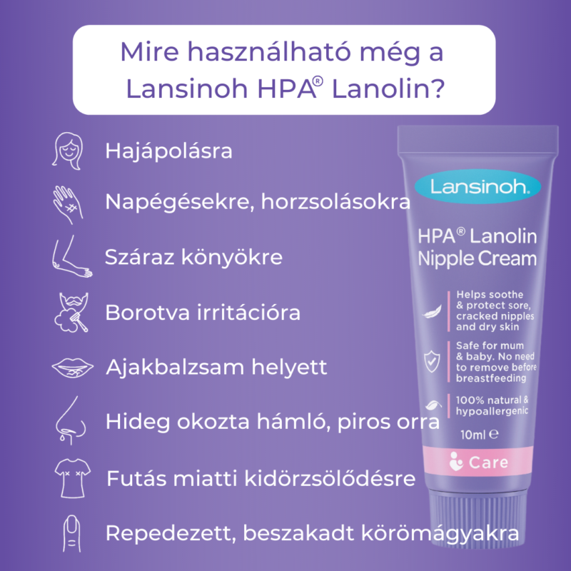 Lansinoh bimbóvédő krém HPA Lanolin 40 ml