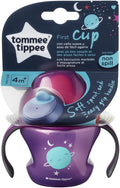 Tommee Tippee First Cup cseppmentes itatópohár fogantyúval 150 ml – Rózsaszín, 4 hó+