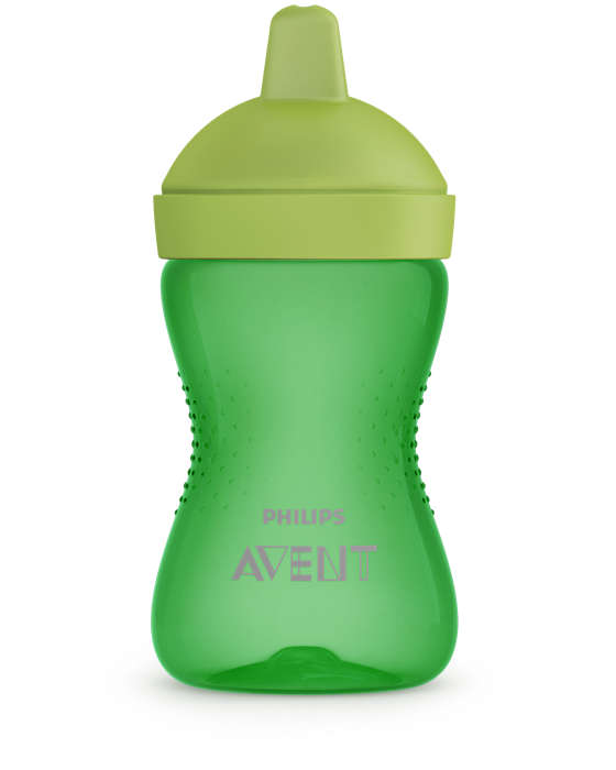 Philips Avent SCF804/03 My Grippy itatópohár kemény, rágásálló itatócsőrrel 300 ml – zöld (18h+)
