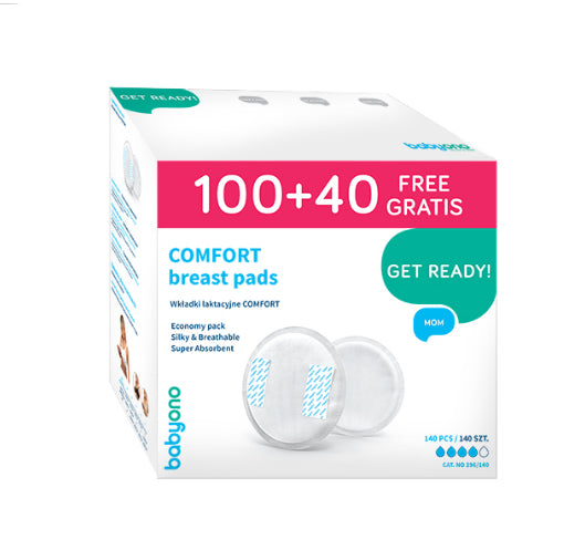 BabyOno COMFORT melltartóbetét 100+40 db ajándék