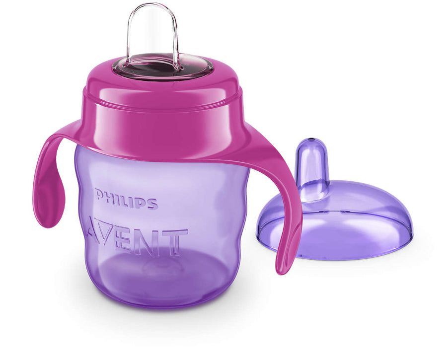 Philips Avent SCF551/03 itatópohár puha itatócsőrrel 200 ml – rózsaszín (6h+)