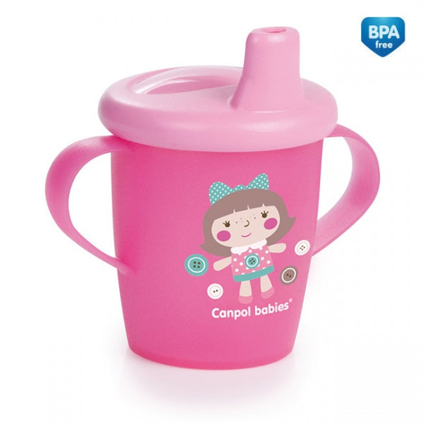 Canpol babies cseppmentes itatópohár Anywayup 250 ml Toys rózsaszín