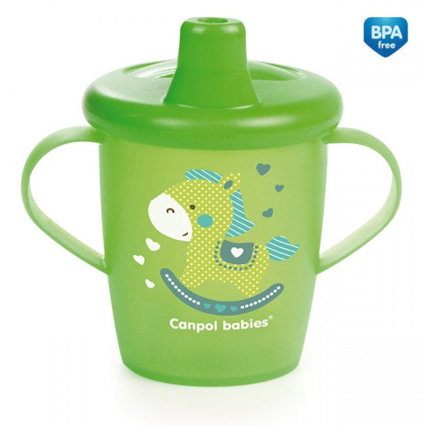 Canpol babies cseppmentes itatópohár Anywayup 250 ml Toys zöld