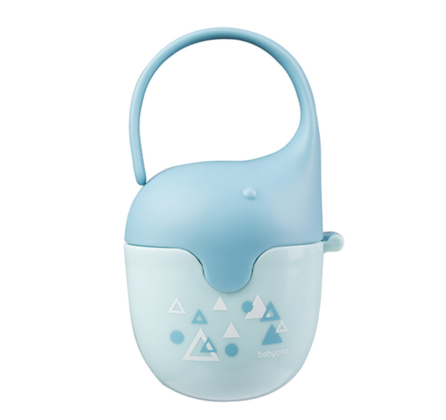 BabyOno TAKE CARE Elefánt cumitartó tok – kék