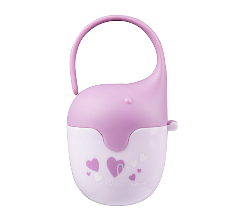 BabyOno TAKE CARE Elefánt cumitartó tok – lila