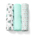 BabyOno TAKE CARE organikus bambusz textilpelenka 3 db 70×70 cm – menta