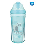 Canpol babies kulacs lehajtható szilikon szívószállal 260ml LEMUR