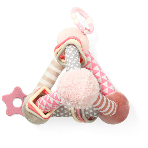 BabyOno Tiny Yoga Pink Pyramid fejlesztő játék