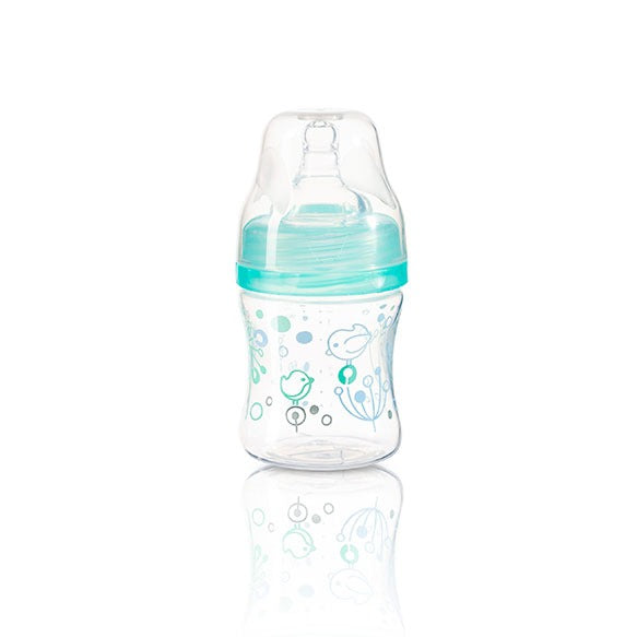 BabyOno TAKE CARE széles nyakú hasfájáscsökkentő cumisüveg 120 ml – menta