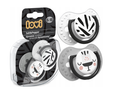 LOVI szilikon dinamikus cumi 0-3 m 2 db Salt&Pepper