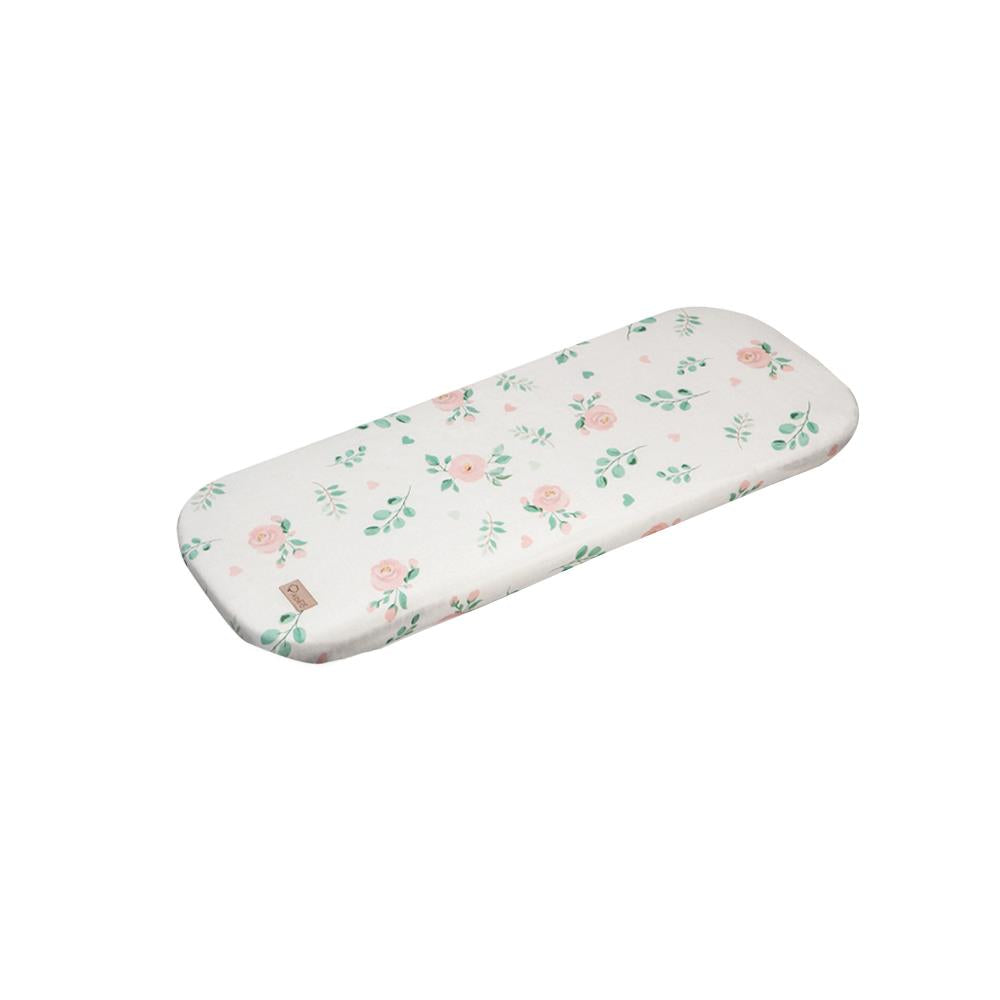 ALBERO MIO muszlin gumis lepedő 2 db – Rózsa – 30x80 cm
