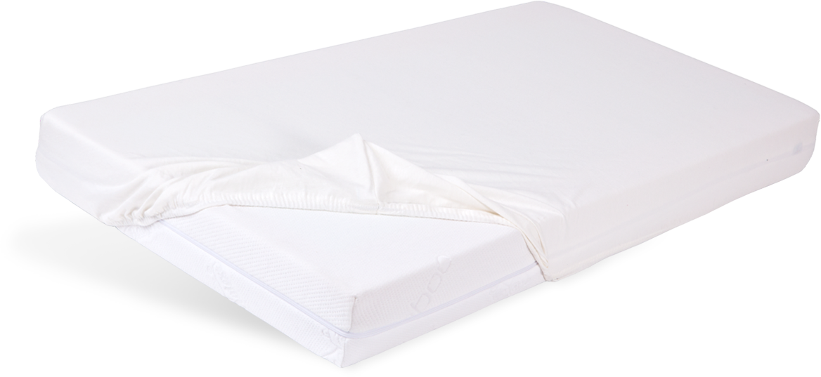 Matex Bambusz vízhatlan lepedő – Fehér, 70 × 140 cm