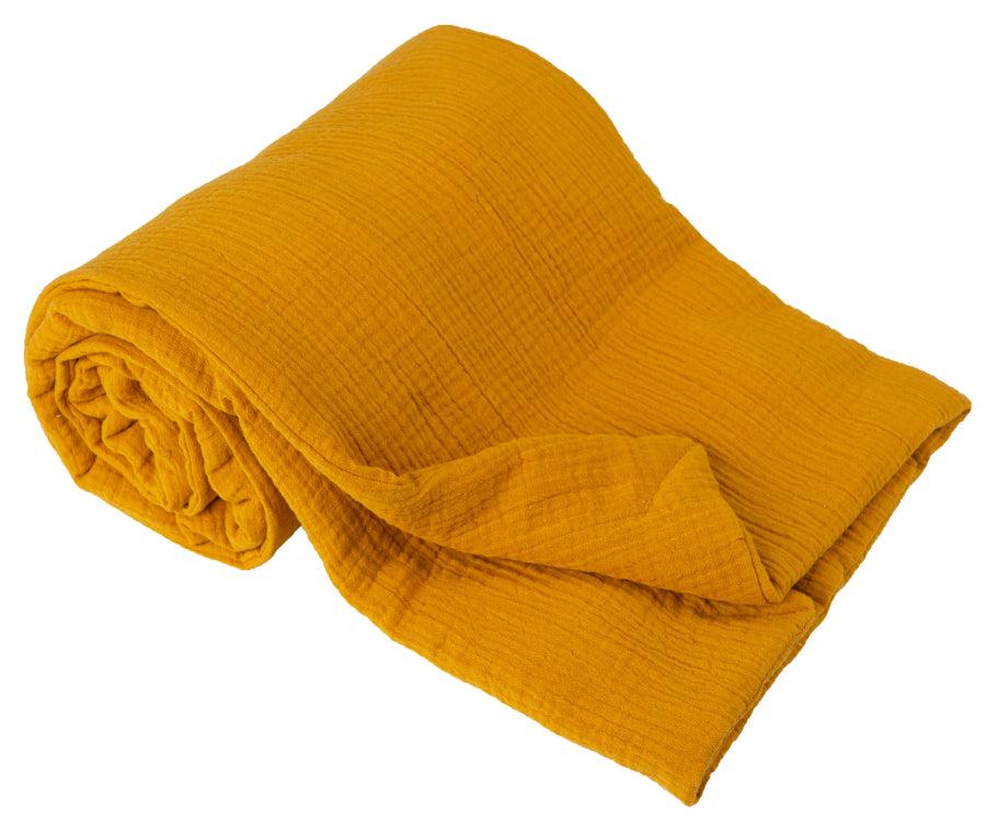 MATEX Muslin pamut muszlin babatakaró szilikonszálas töltettel – 75 × 100 cm