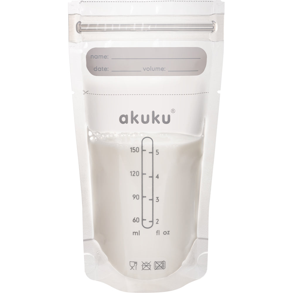AKUKU steril anyatejtároló zacskó – 150 ml, 30 db