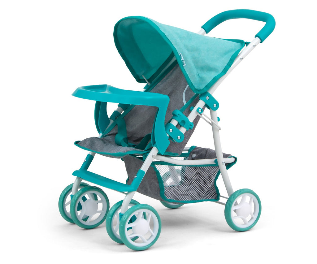 MILLY MALLY Kate Prestige játék babakocsi levehető tálcával – Menta
