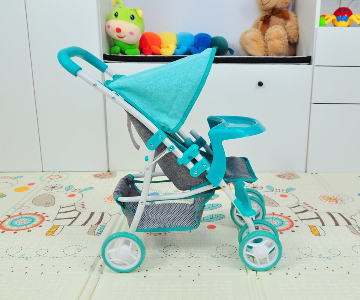MILLY MALLY Kate Prestige játék babakocsi levehető tálcával – Menta