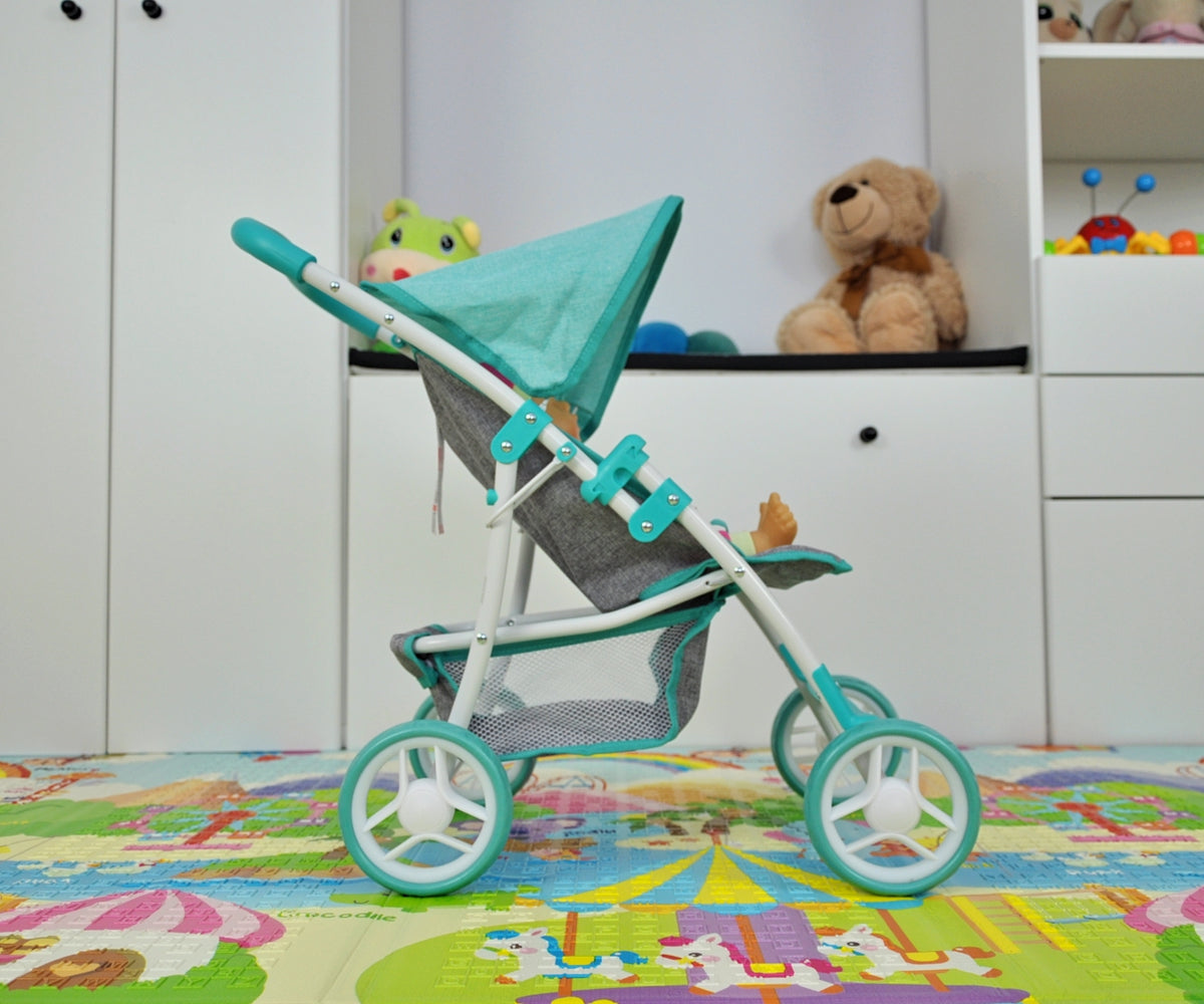 MILLY MALLY Natalie Prestige játék babakocsi – Menta