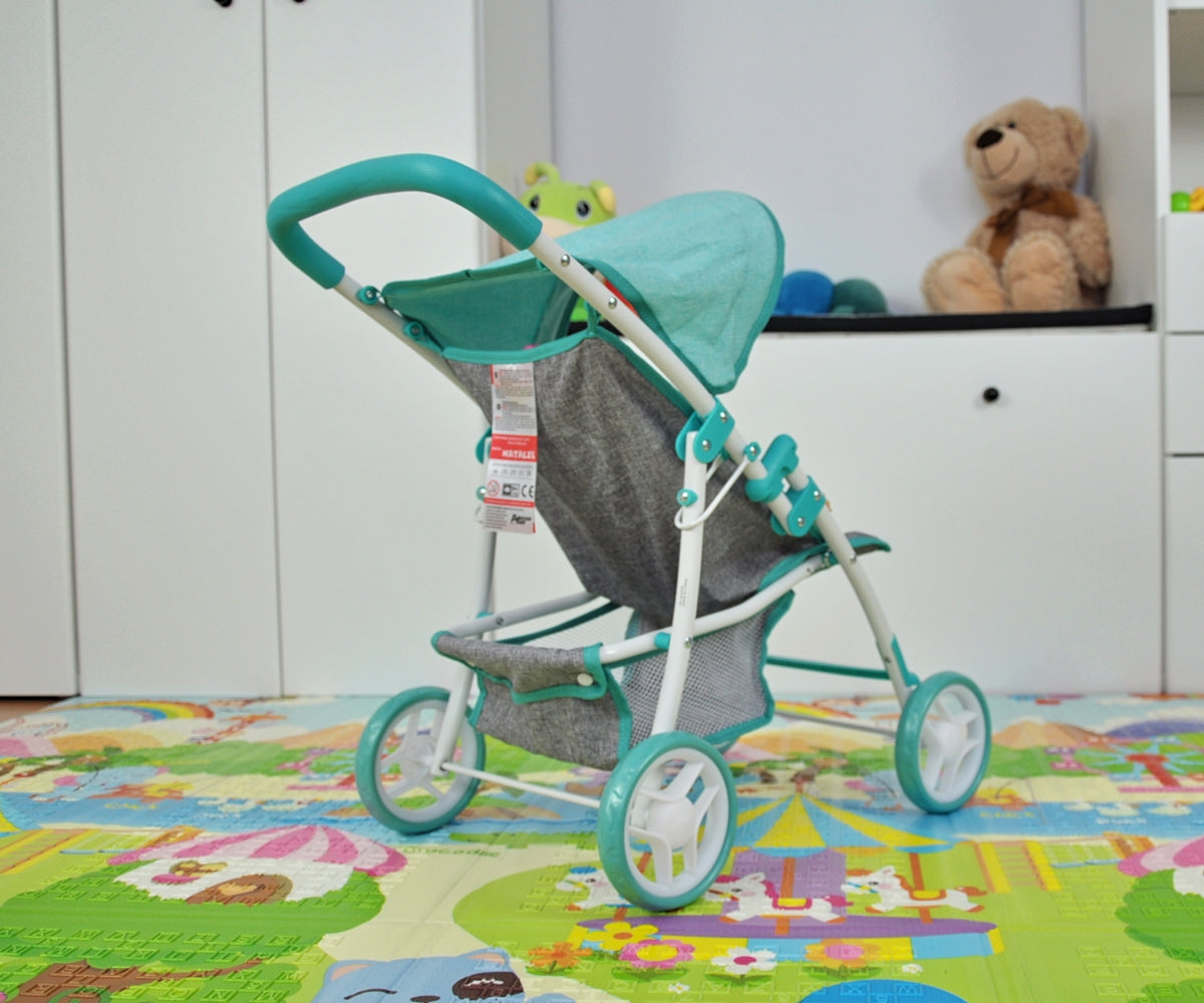 MILLY MALLY Natalie Prestige játék babakocsi – Menta