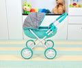 MILLY MALLY Dori Prestige mély játék babakocsi – Menta
