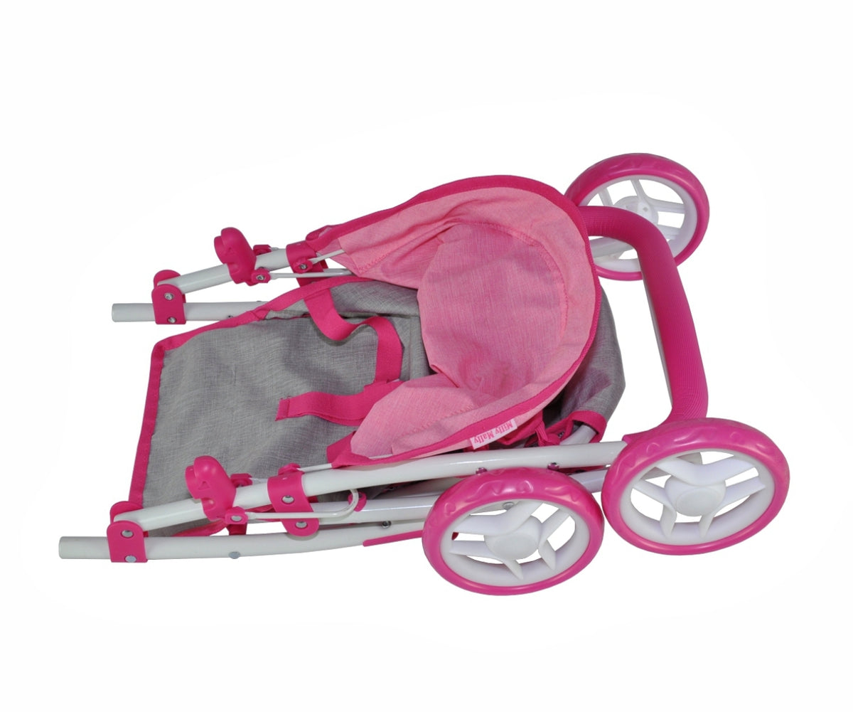 MILLY MALLY 2724 Wózek dla lalek Natalie Prestige Pink