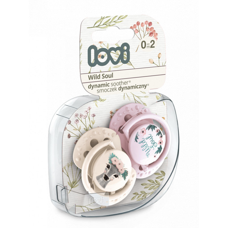 LOVI szilikon dinamikus cumi 0–2 hó 2 db Wild Soul lány