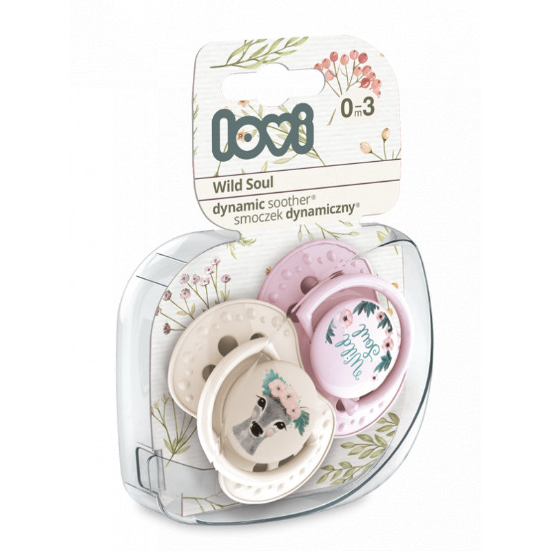 LOVI szilikon dinamikus cumi 0–3 hó 2 db Wild Soul lány