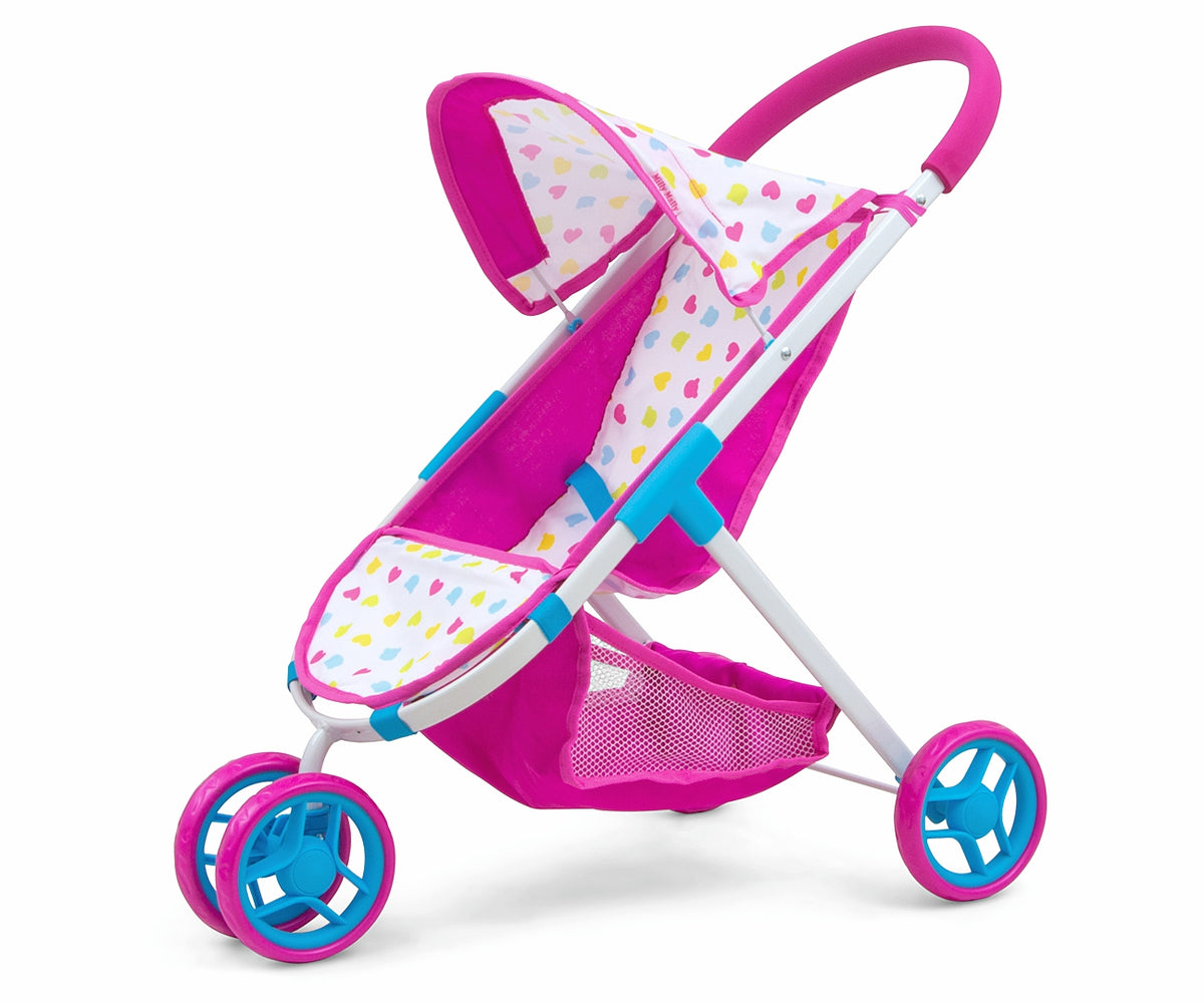 Milly Mally Susie Candy háromkerekű játék babakocsi babákhoz – 50 cm-ig