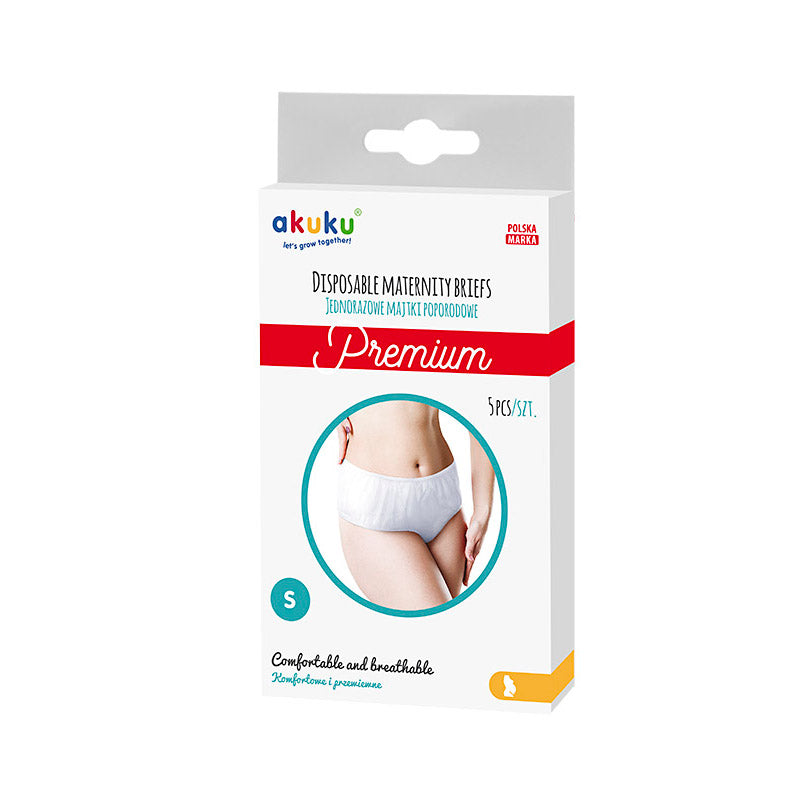 AKUKU Premium eldobható szülés utáni bugyi – S, 5 db